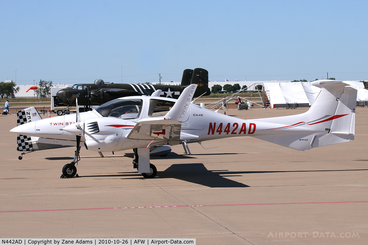 N442AD, 2007 Diamond DA-42 Twin Star C/N 42.AC108, At Alliance Airport - Fort Worth, TX