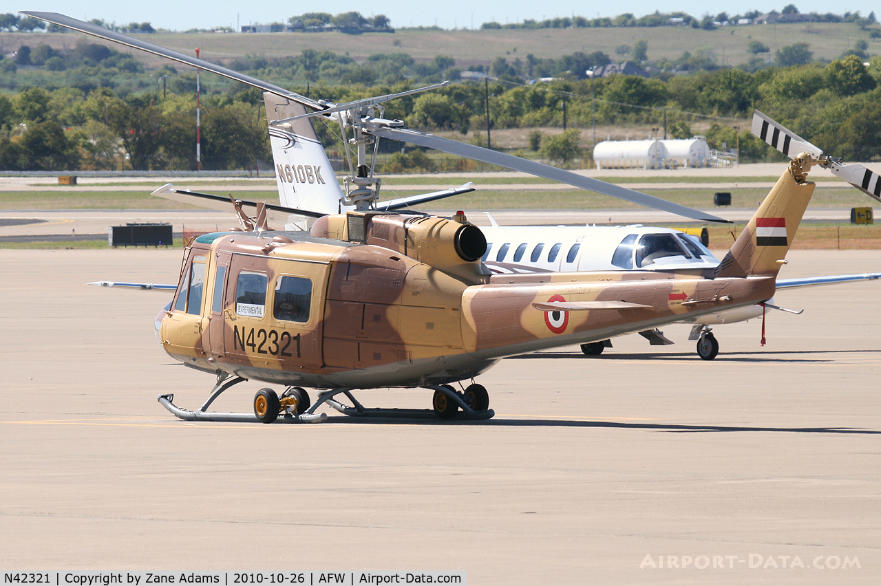 N42321, Bell UH-1H C/N 7016289, At Alliance Airport - Fort Worth, TX