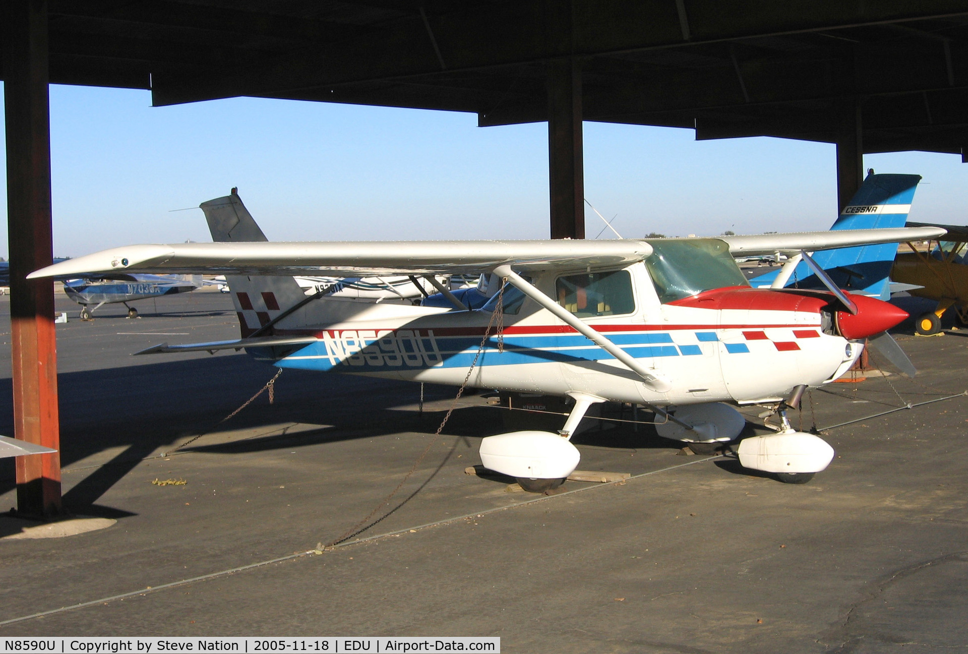 N8590U, 1976 Cessna 150M C/N 15077955, 1976 Cessna 150M @ University Airport, Davis, CA