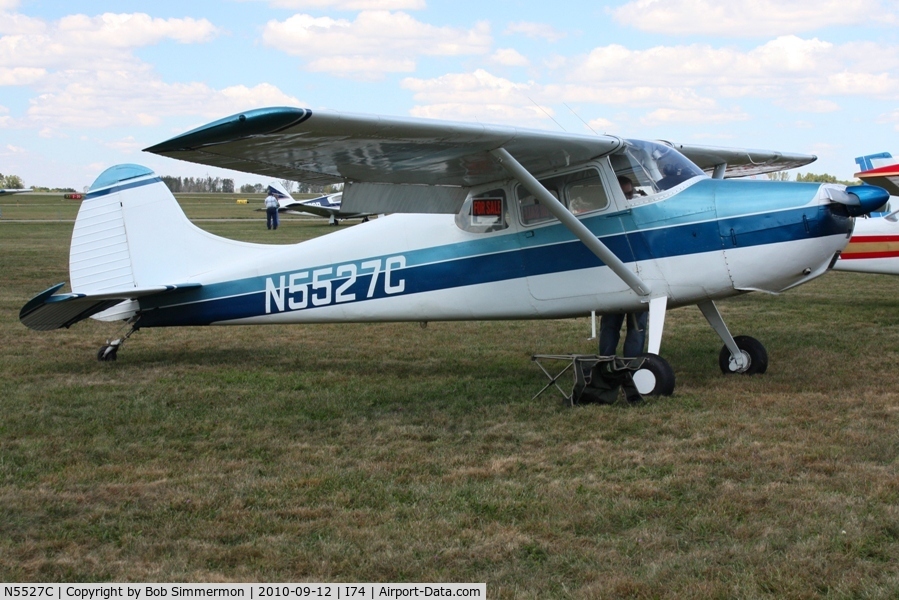N5527C, 1950 Cessna 170 C/N 19574, Mid-East Regional Fly-In (MERFI) - Urbana, Ohio.