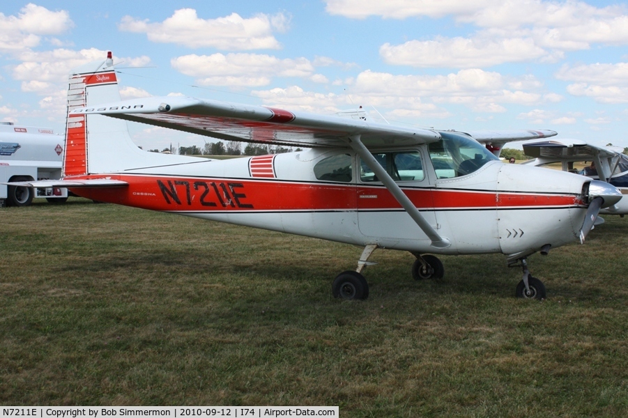 N7211E, 1959 Cessna 182B Skylane C/N 52211, Mid-East Regional Fly-In (MERFI) - Urbana, Ohio.