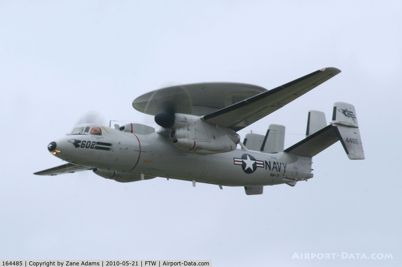 164485, Northrop Grumman E-2C Hawkeye C/N A151, Arriving at the 2010 Cowtown Warbird Roundup - Meacham Field - Fort Worth, TX