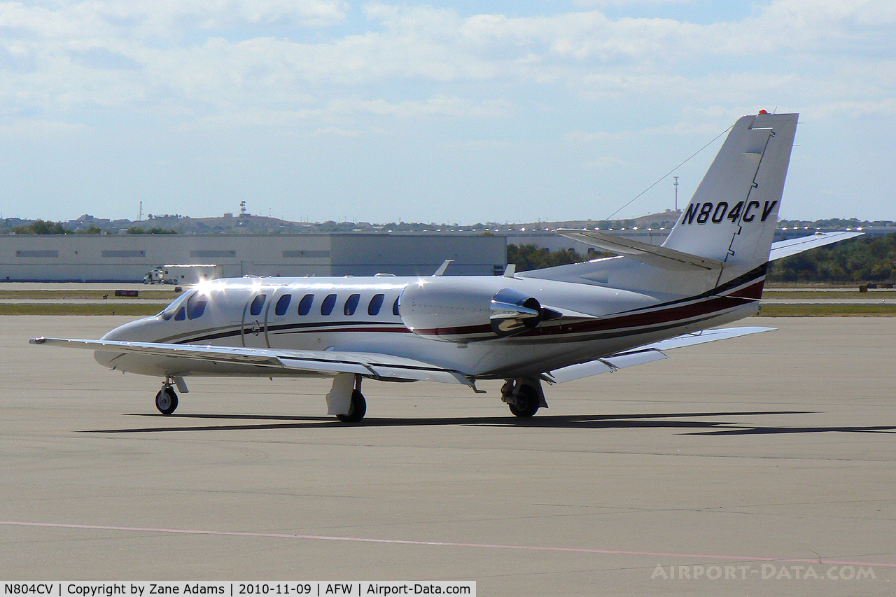 N804CV, Cessna 560 C/N 5600804, At Alliance Airport, Fort Worth, TX
