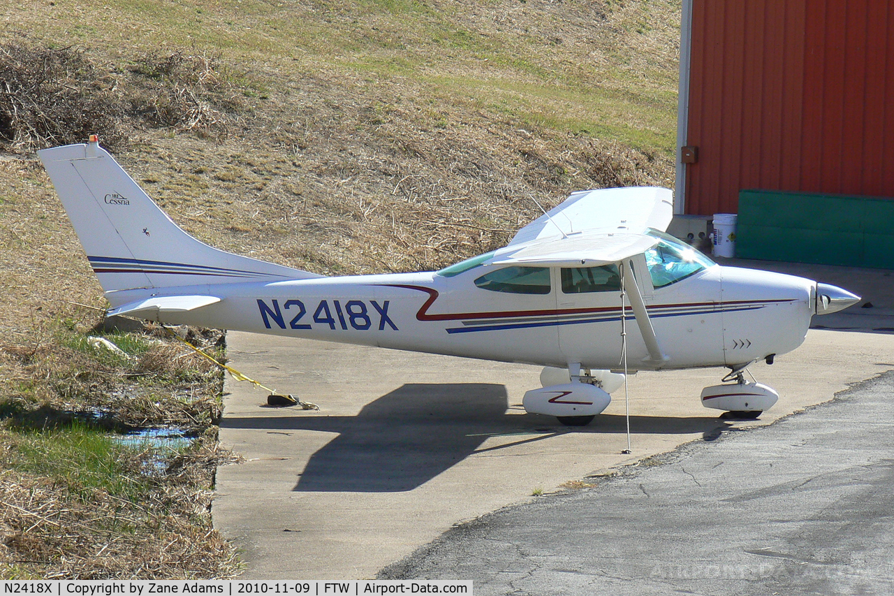 N2418X, 1965 Cessna 182H Skylane C/N 18256318, At Meacham Field - Fort Worth, TX