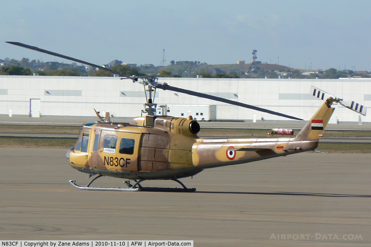 N83CF, 1966 Bell UH-1H Iroquois C/N 5318, At Alliance Airport, Fort Worth, TX