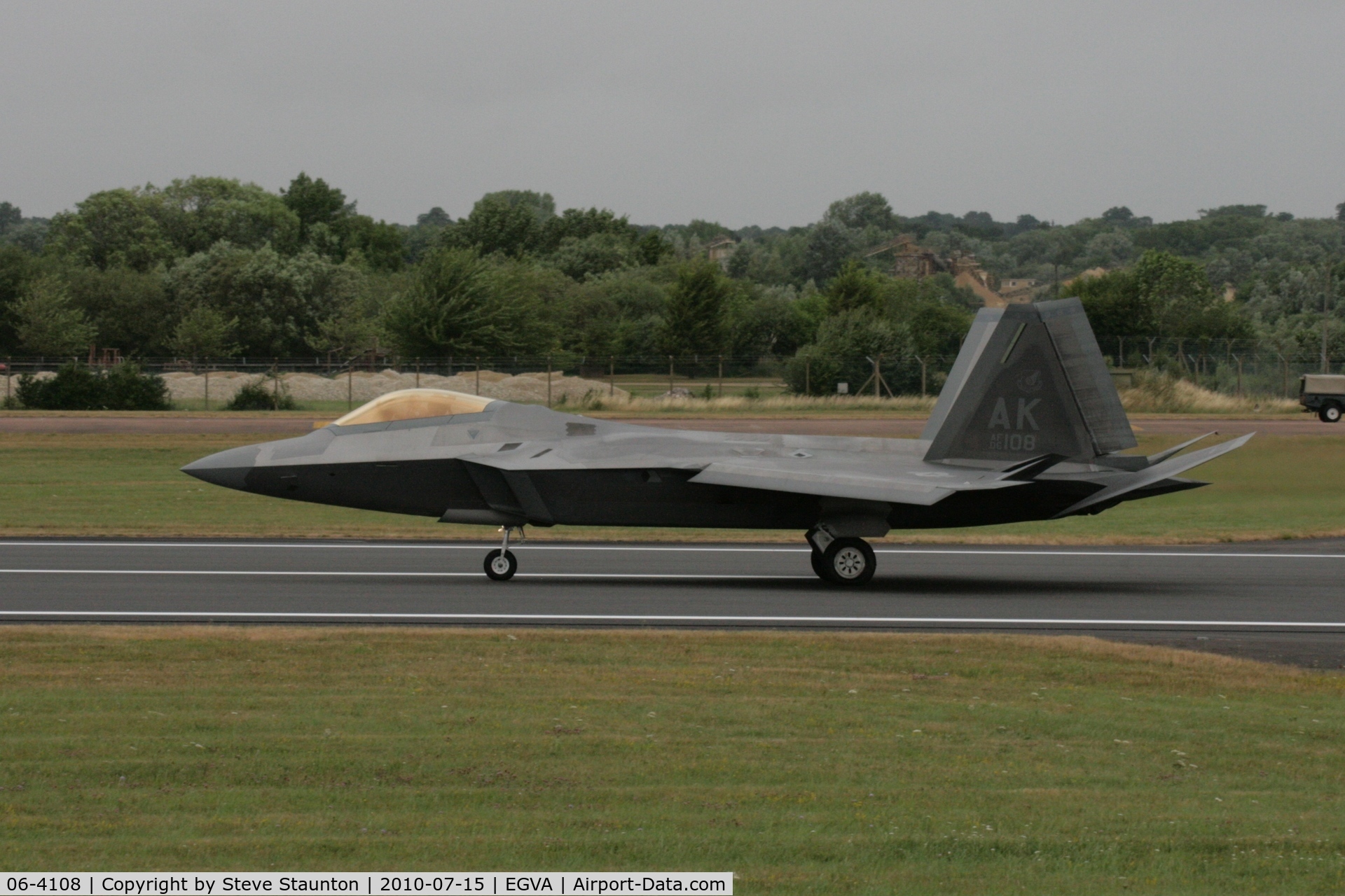 06-4108, Lockheed Martin F-22A Raptor C/N 4108, Taken at the Royal International Air Tattoo 2010