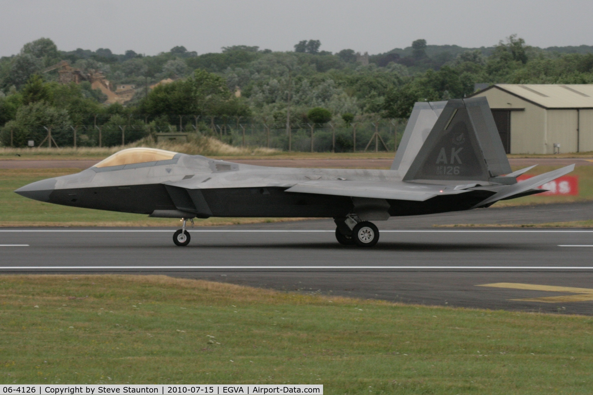 06-4126, Lockheed Martin F-22A Raptor C/N 4126, Taken at the Royal International Air Tattoo 2010