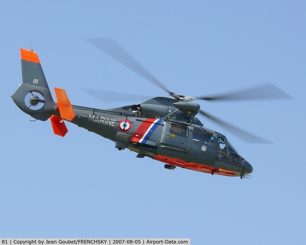 81, Aerospatiale AS-365N Dauphin C/N 6081, Eurocopter AS-365N-2 Dauphin 2
France - Navy