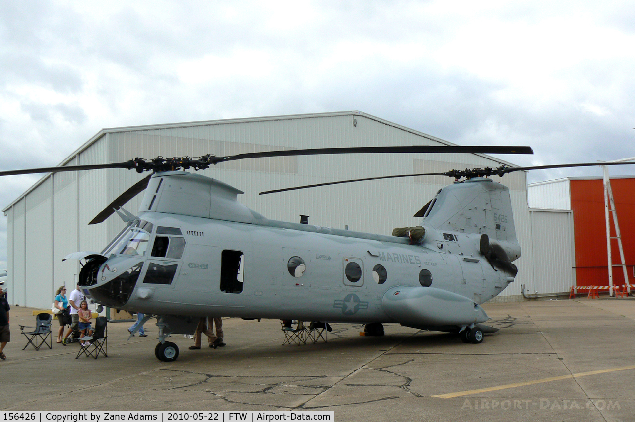156426, Boeing Vertol CH-46F Sea Knight C/N 2496, At the 2010 Cowtown Warbird Roundup - Meacham Field - Fort Worth, TX