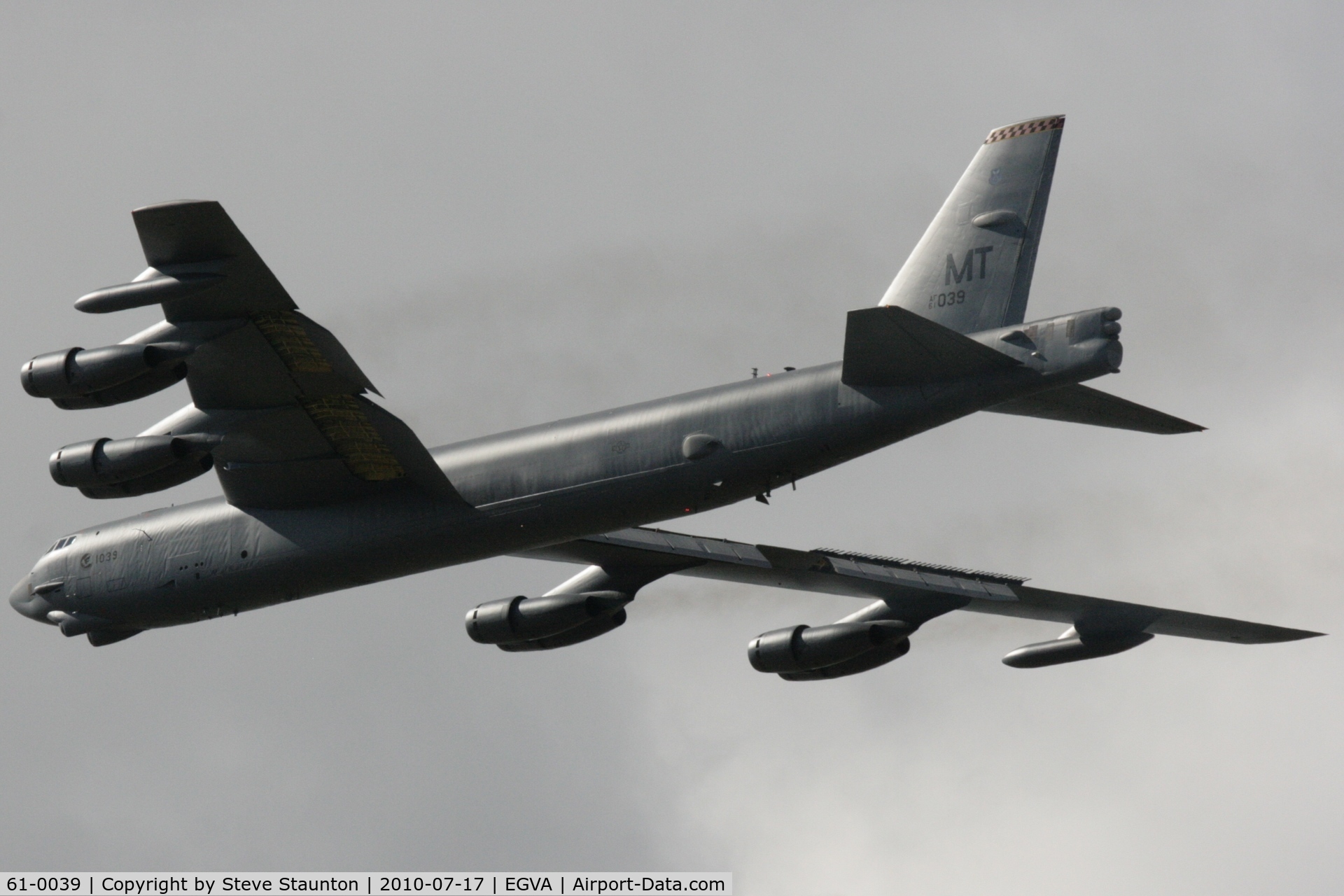 61-0039, 1961 Boeing B-52H Stratofortress C/N 464466, Taken at the Royal International Air Tattoo 2010