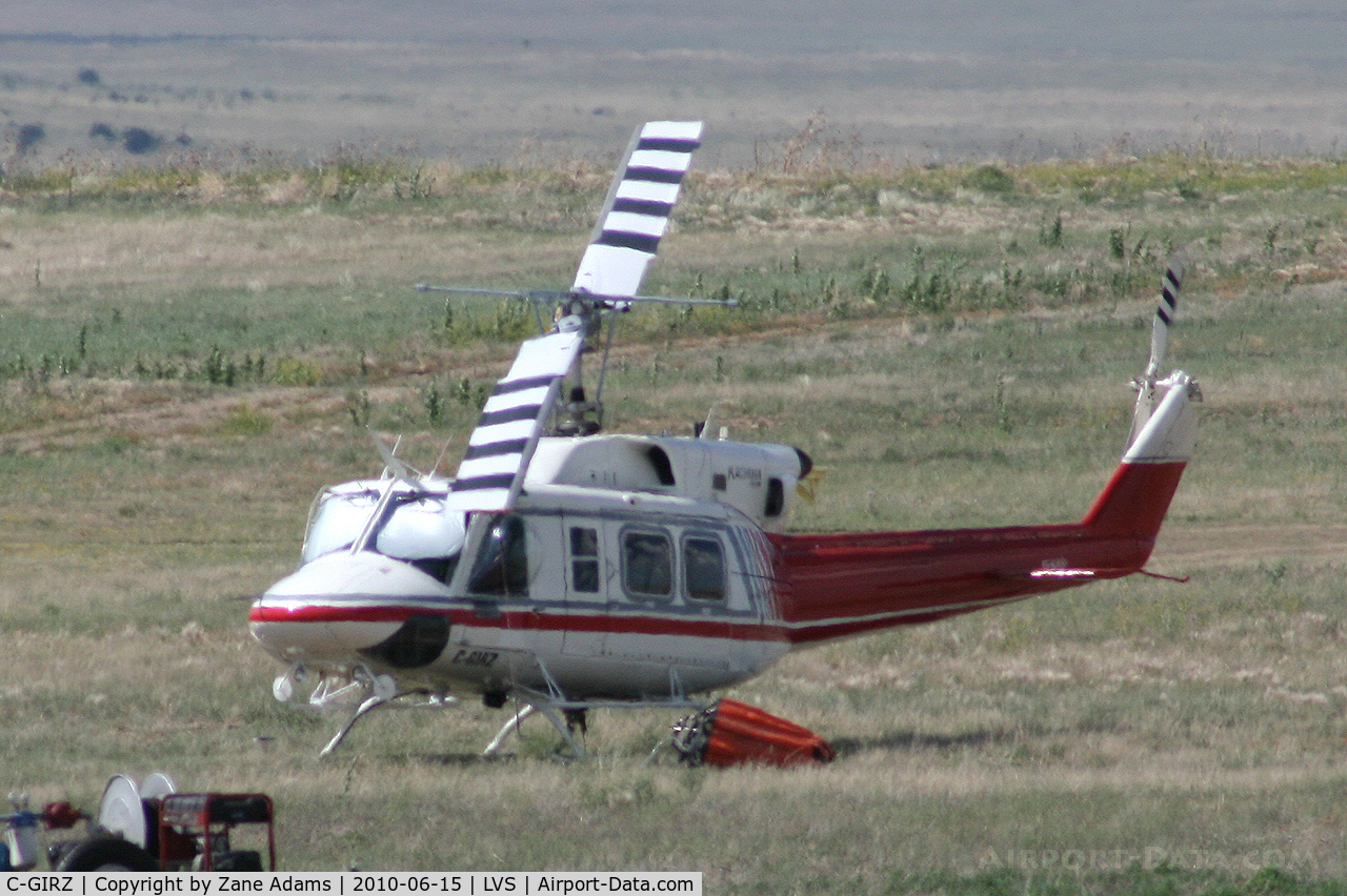 C-GIRZ, 1974 Bell 212 C/N 30622, At Las Vegas Municipal Airport, Las Vegas NM