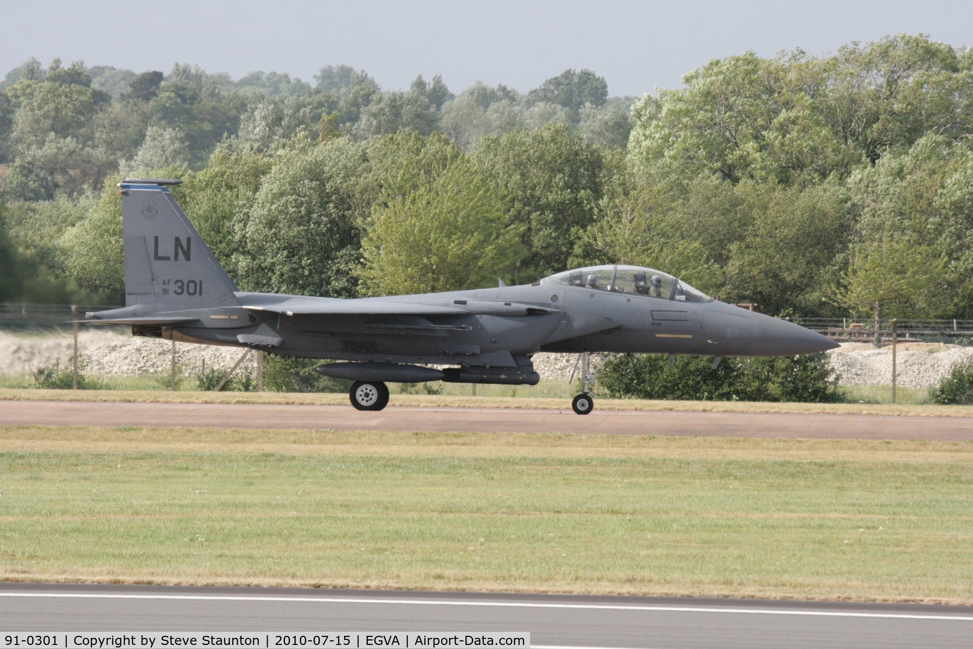 91-0301, 1991 McDonnell Douglas F-15E Strike Eagle C/N 1208/E166, Taken at the Royal International Air Tattoo 2010