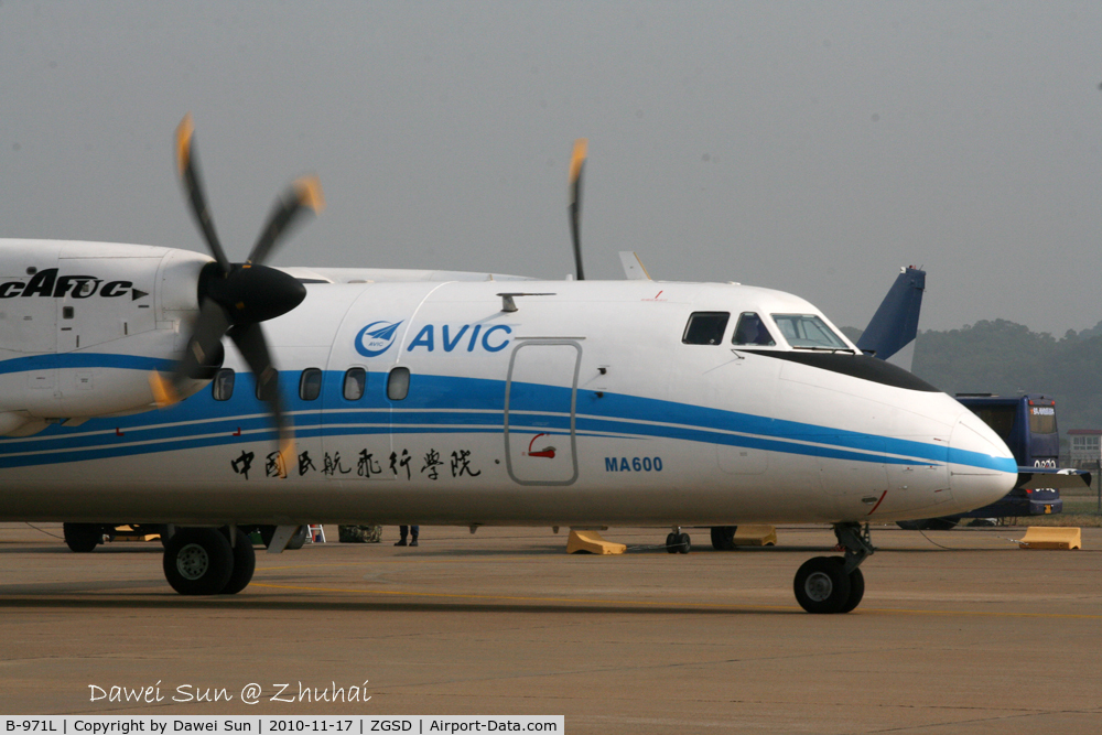 B-971L, 2008 Xi'an MA600, MA600 @ zhuhai Airshow