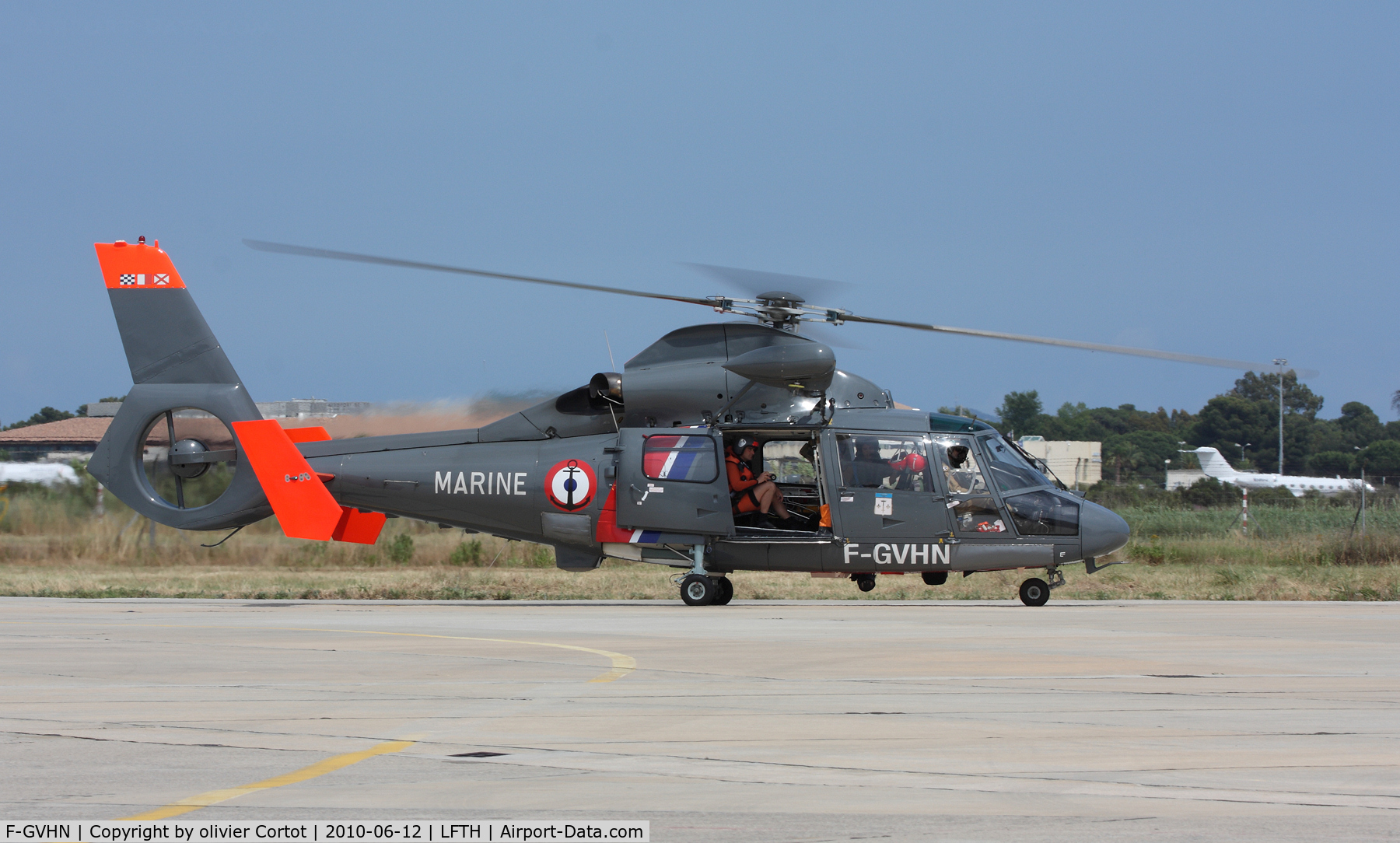 F-GVHN, 1997 Eurocopter AS-365N-3 Dauphin 2 C/N 6510, Hyeres Airshow 2010