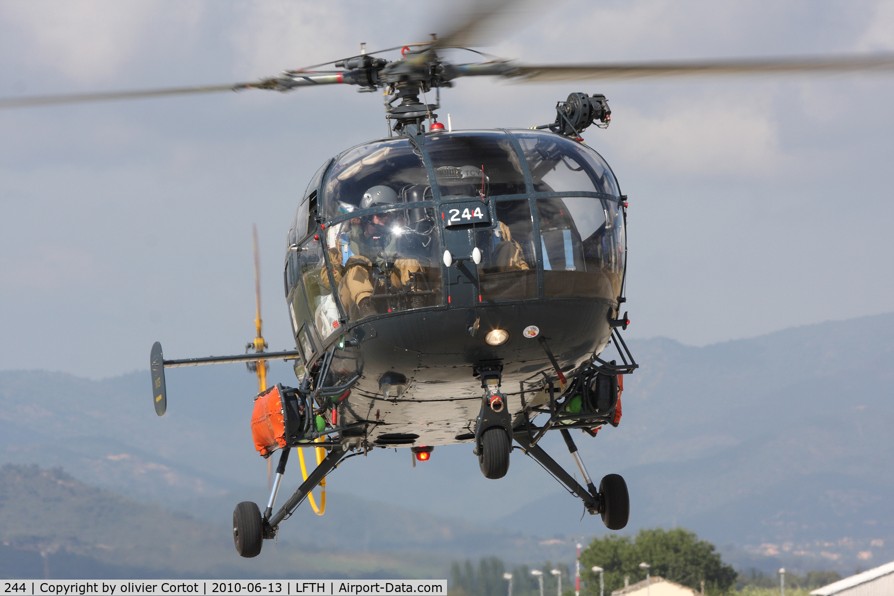 244, Sud SE-3160 Alouette III C/N 1244, Hyeres Airshow 2010