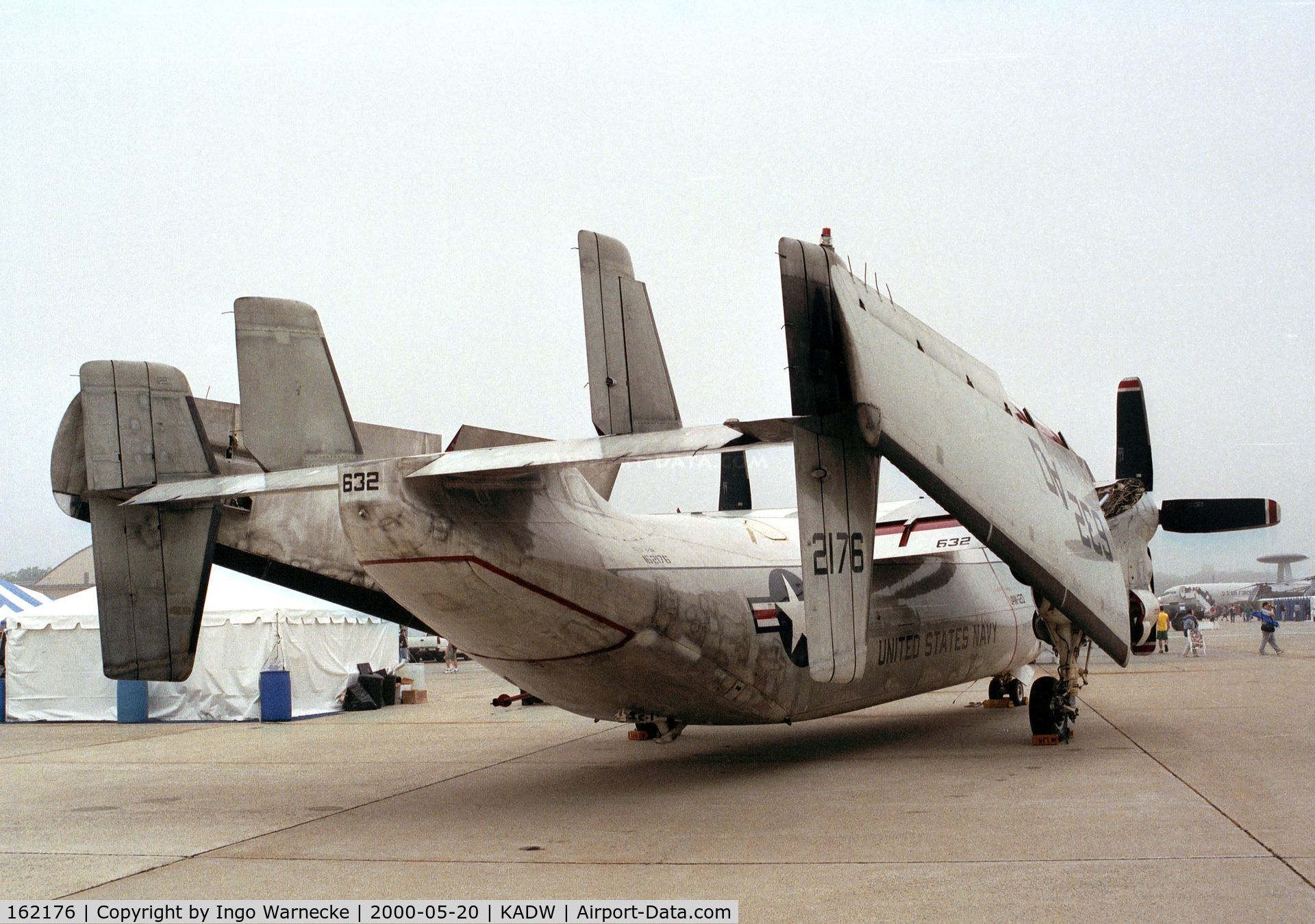 162176, Grumman C-2A Greyhound C/N 56, Grumman C-2A Greyhound of the US Navy at Andrews AFB during Armed Forces Day