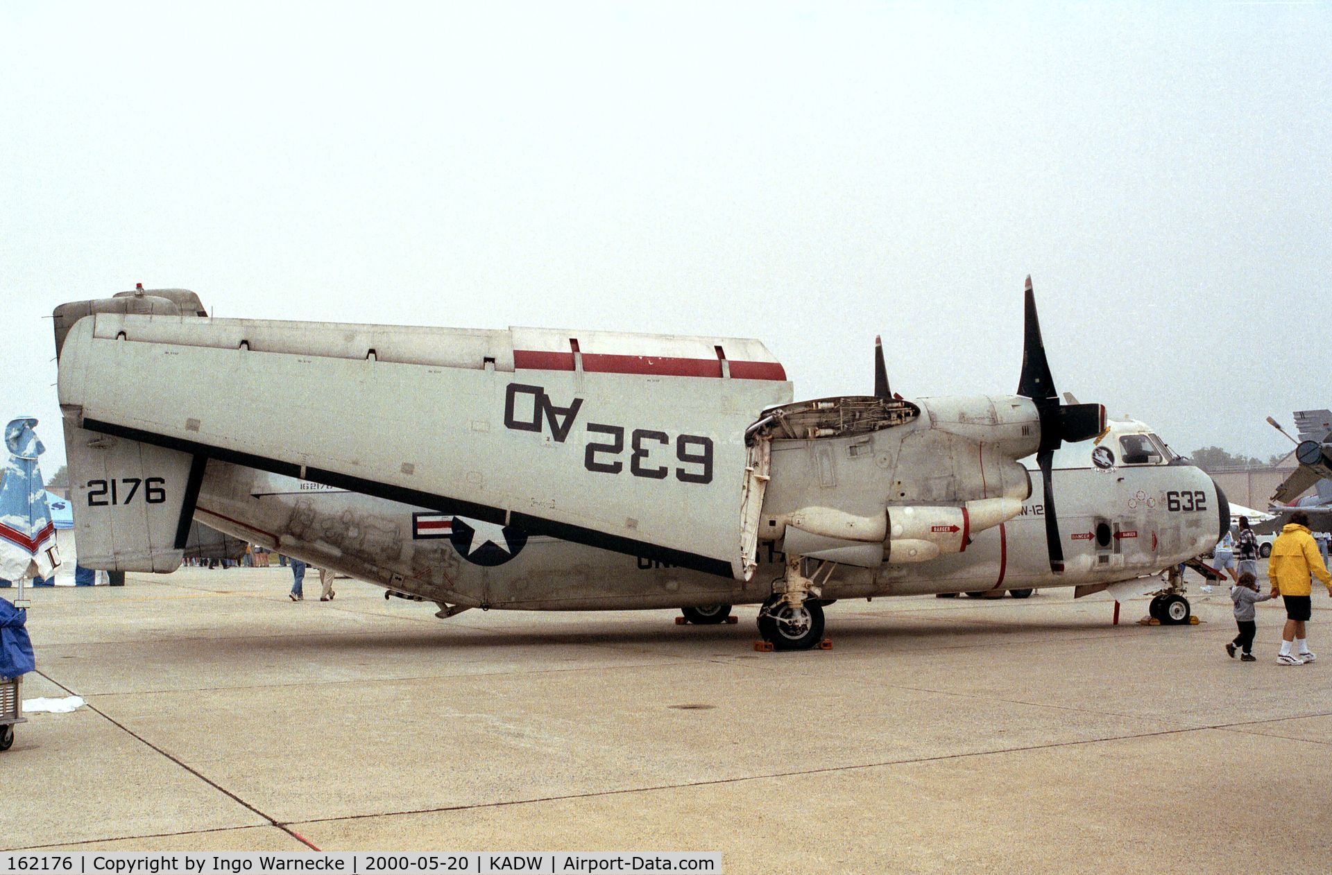 162176, Grumman C-2A Greyhound C/N 56, Grumman C-2A Greyhound of the US Navy at Andrews AFB during Armed Forces Day