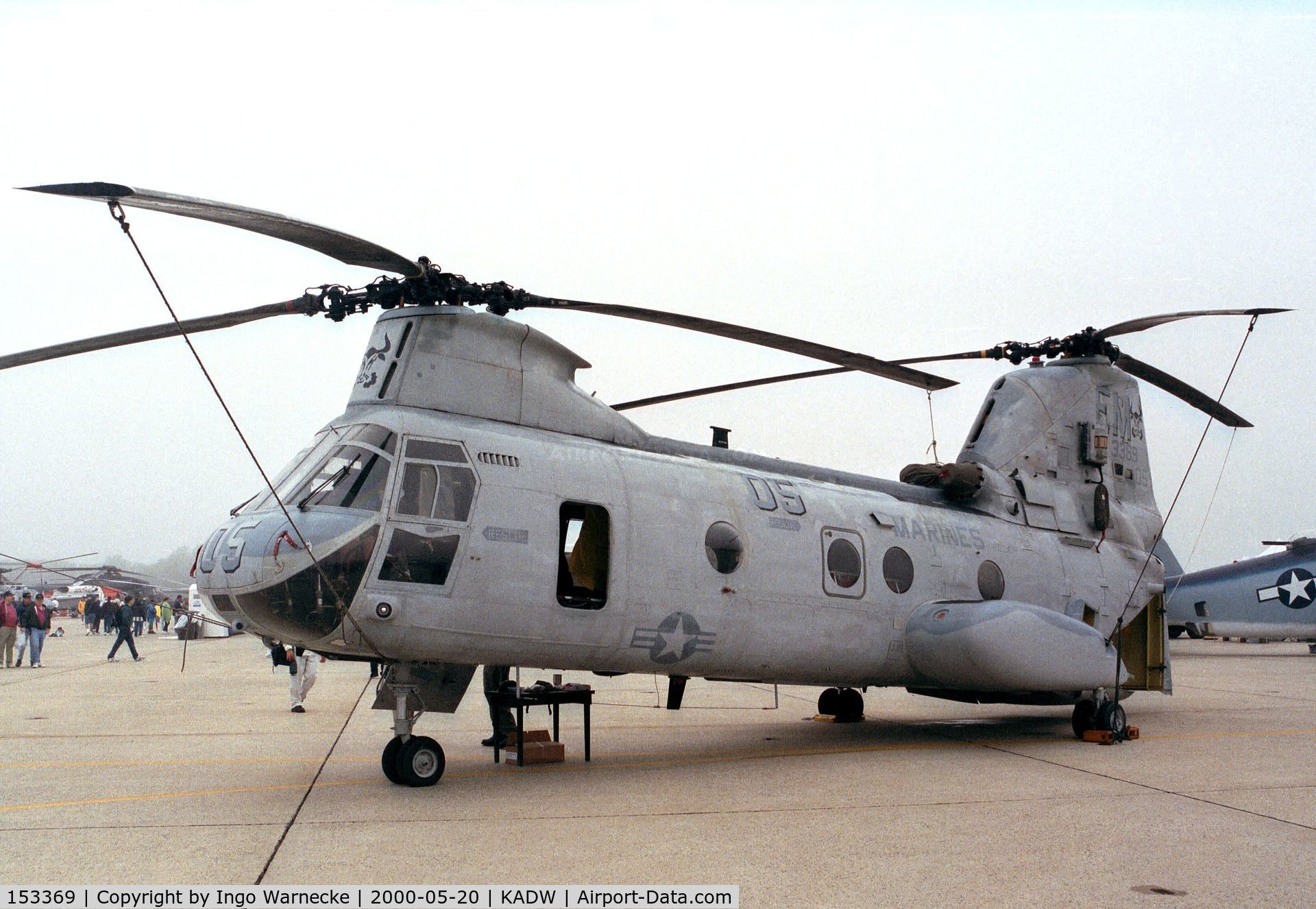 153369, Boeing Vertol CH-46E Sea Knight C/N 2265, Boeing Vertol CH-46E Sea Knight of the USMC at Andrews AFB during Armed Forces Day