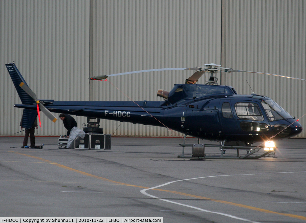 F-HDCC, Eurocopter AS-350B-2 Ecureuil C/N 4788, At Latecoere Aeroservices facility...