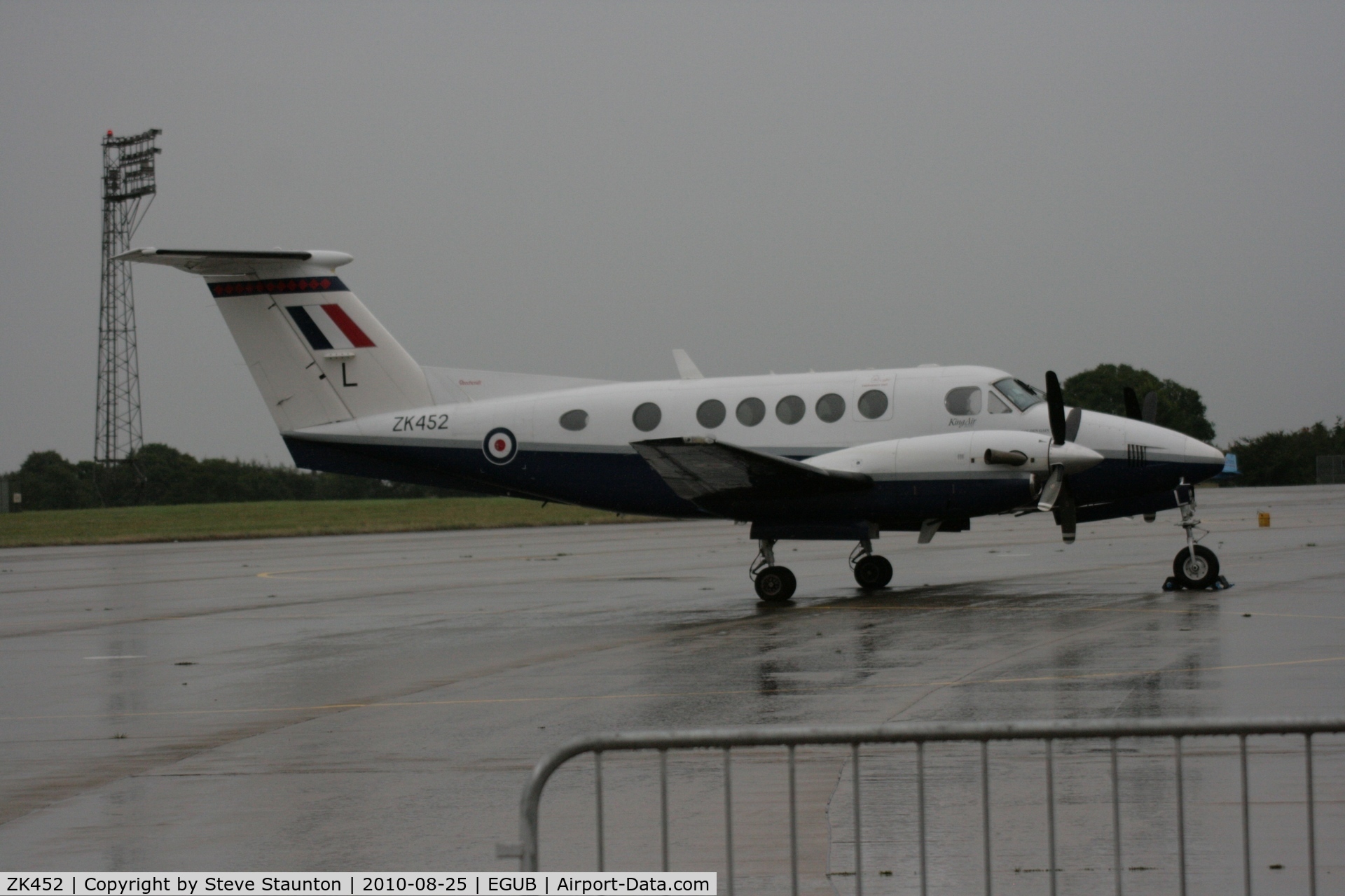 ZK452, 2003 Raytheon B200 King Air C/N BB-1832, Taken at RAF Benson Families Day (in the pouring rain) August 2010.