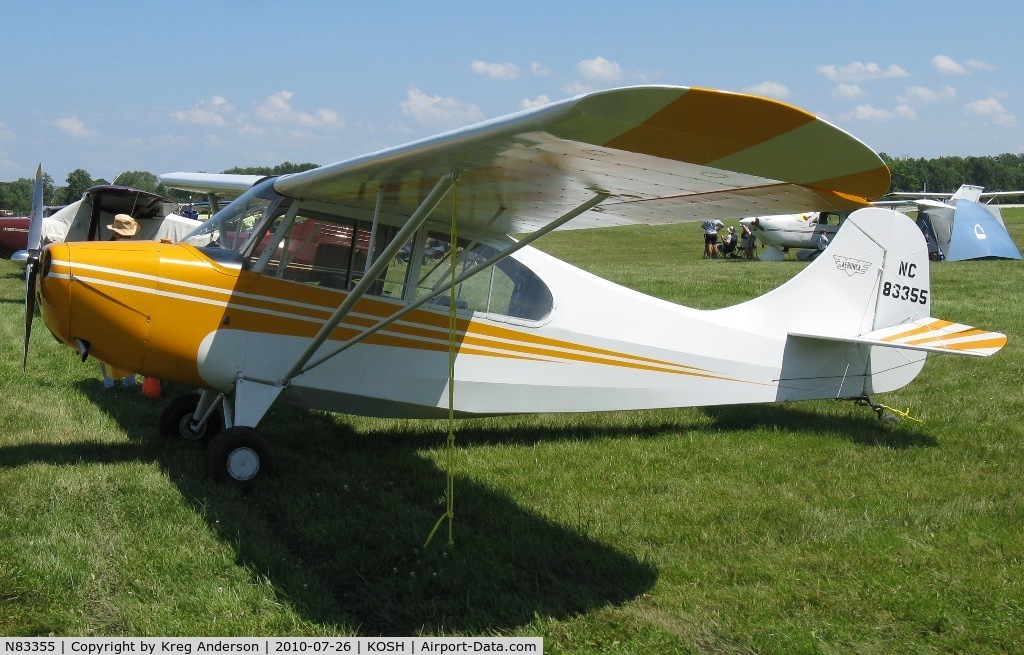 N83355, 1946 Aeronca 7AC Champion C/N 7AC-2022, EAA AirVenture 2010