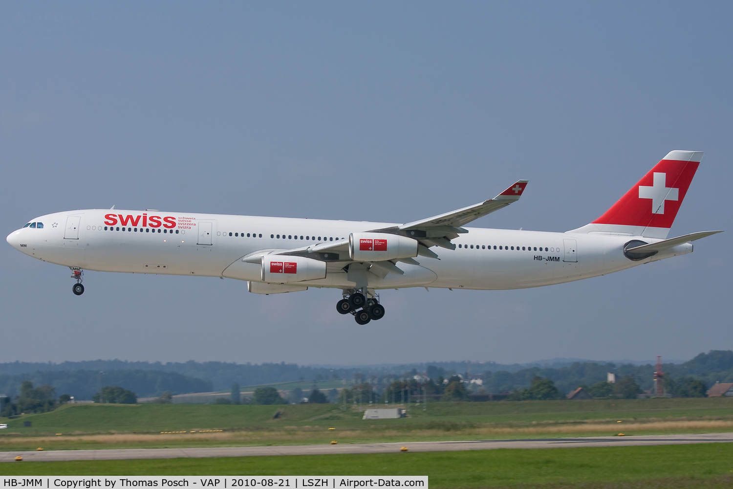 HB-JMM, 1996 Airbus A340-313 C/N 154, Swiss International Airlines