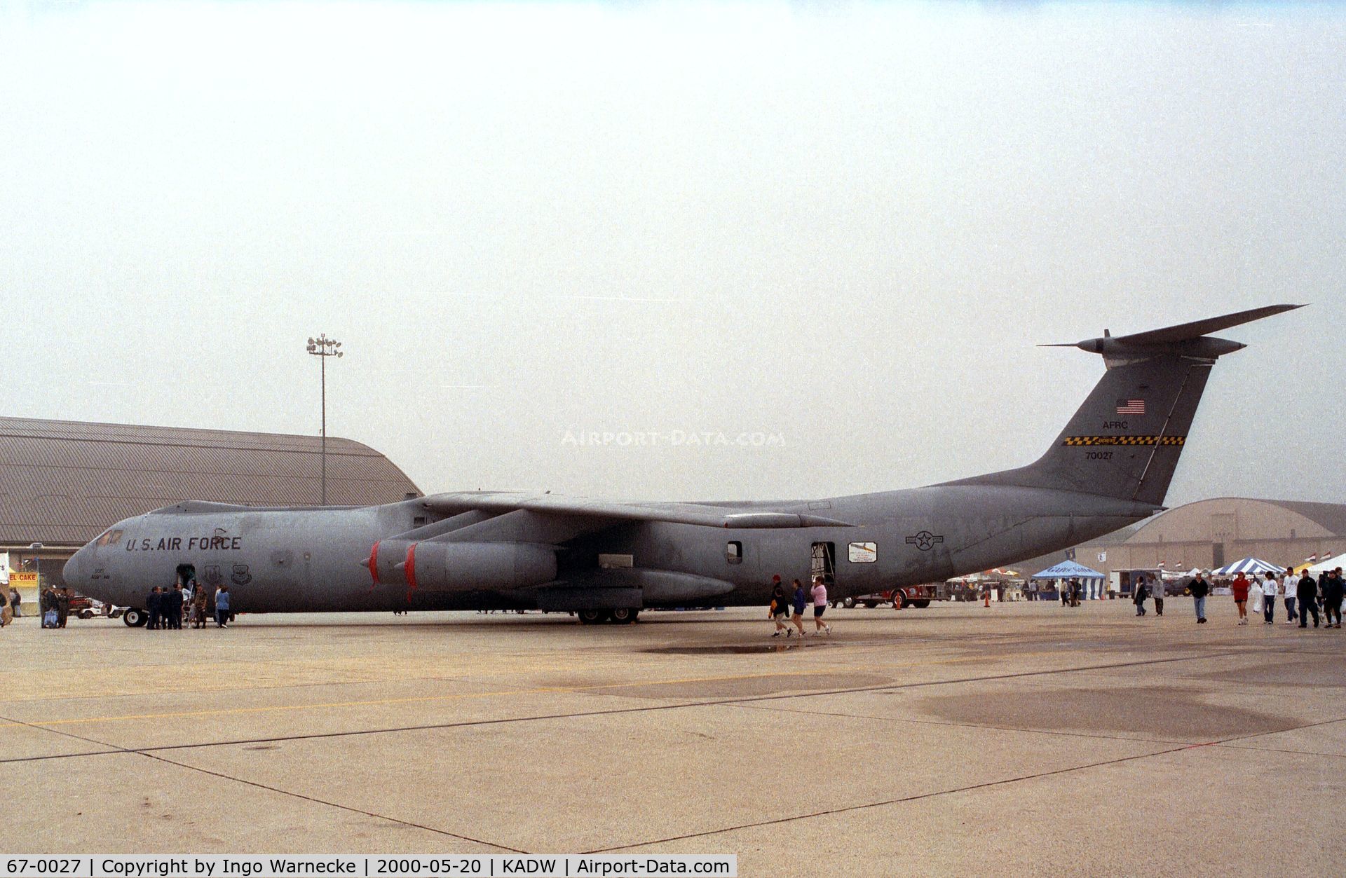 67-0027, 1967 Lockheed C-141C Starlifter C/N 300-6278, Lockheed C-141C Starlifter of the USAF at Andrews AFB during Armed Forces Day