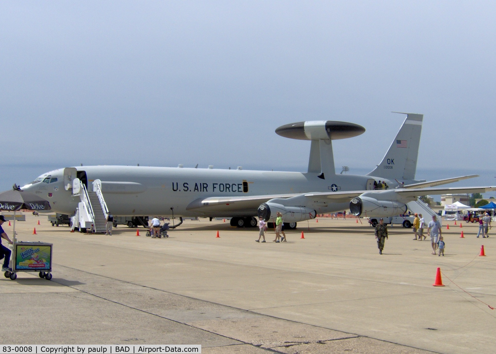 83-0008, 1983 Boeing E-3C C/N 22836, At Barksdale Air Force Base.