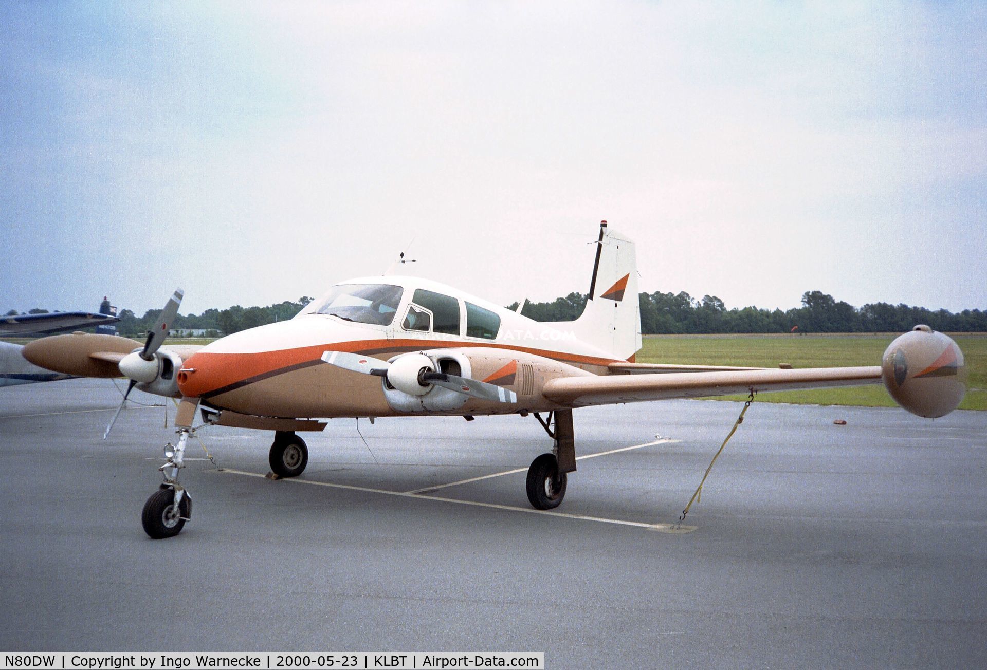 N80DW, 1958 Cessna 310C C/N 35782, Cessna 310C at Lumberton Municipal airport