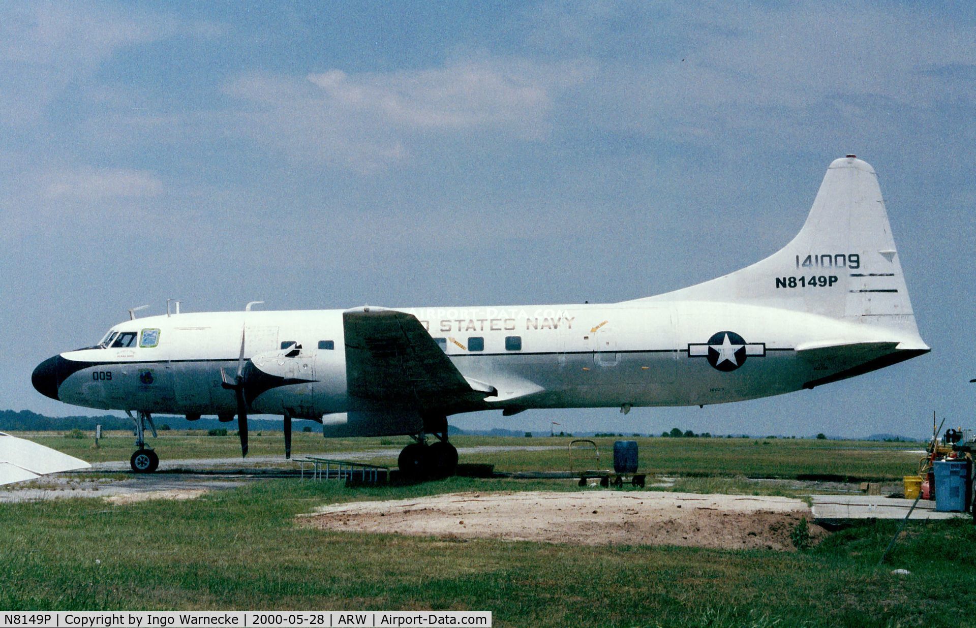 N8149P, Convair C-131F (R4Y-1) Samaritan C/N 292, Convair C-131F (ex US Navy) at Beaufort County airport SC