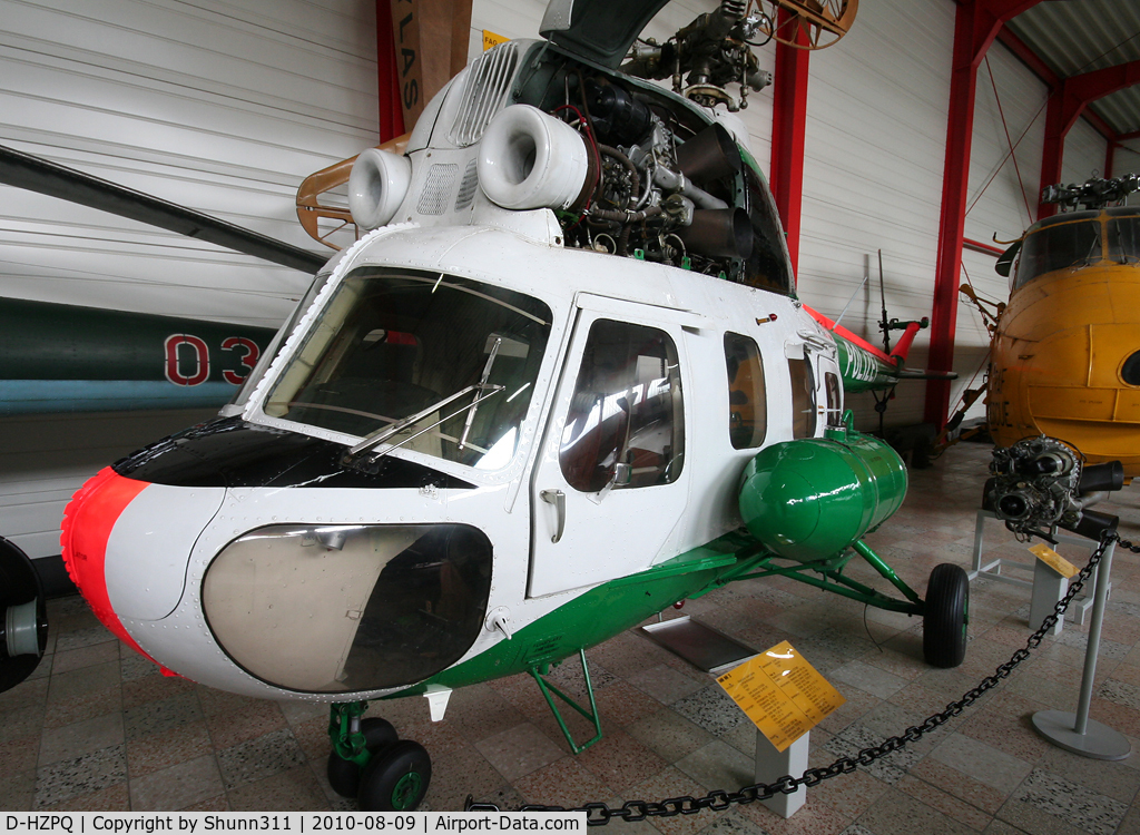 D-HZPQ, Mil (PZL-Swidnik) Mi-2 C/N 562945063, Preserved @ Hermeskeil Museum...