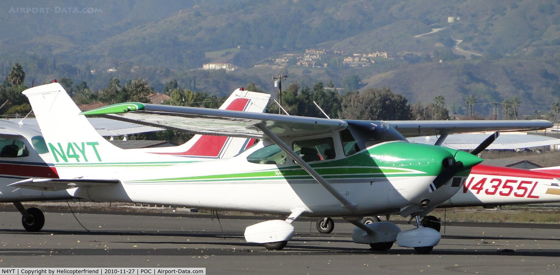 N4YT, 1979 Cessna 182Q Skylane C/N 18267185, Parked in transient parking