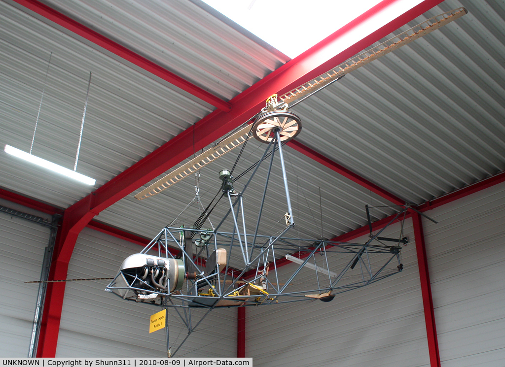UNKNOWN, Helicopters Various C/N unknown, Preserved Focke Hartz Fo. Ha.1 replica @ Hermeskeil Museum...