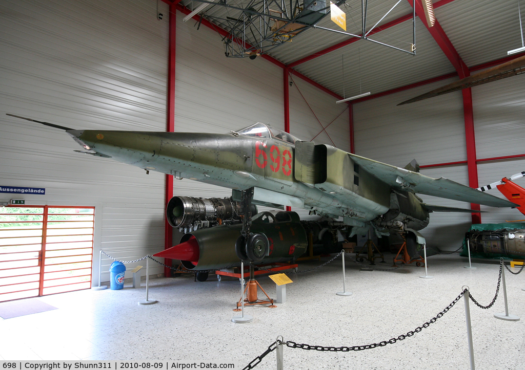 698, Mikoyan-Gurevich MiG-23BN C/N 0393214214, Preserved @ Hermeskeil Museum...