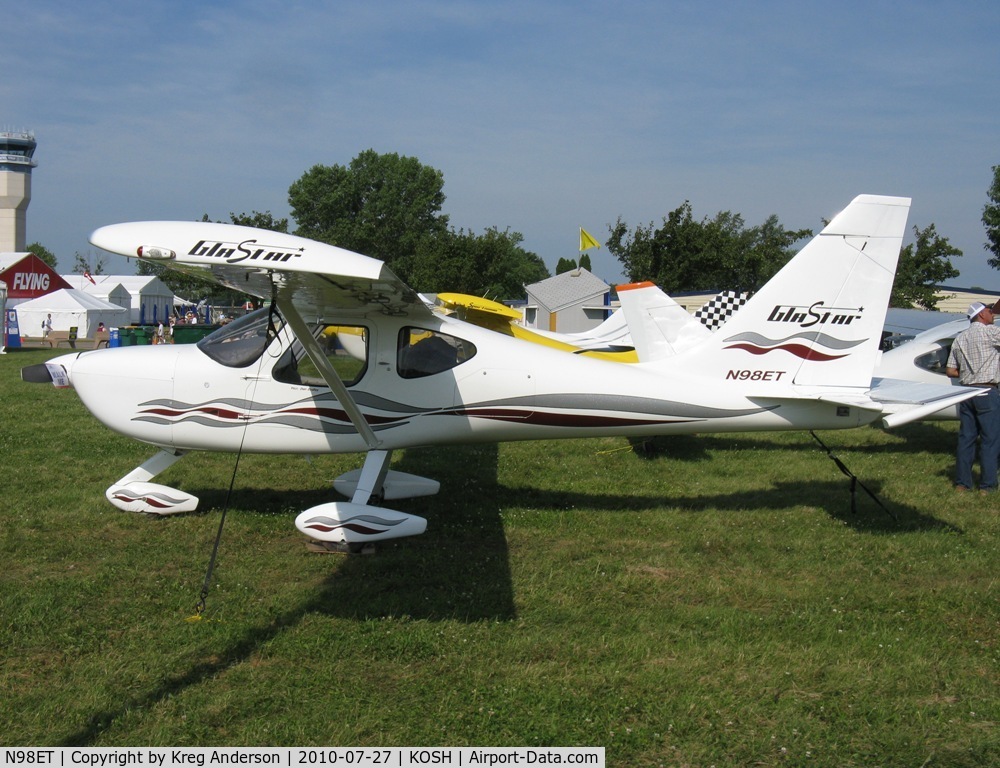 N98ET, 1997 Stoddard-Hamilton Glastar C/N 5165, EAA AirVenture 2010