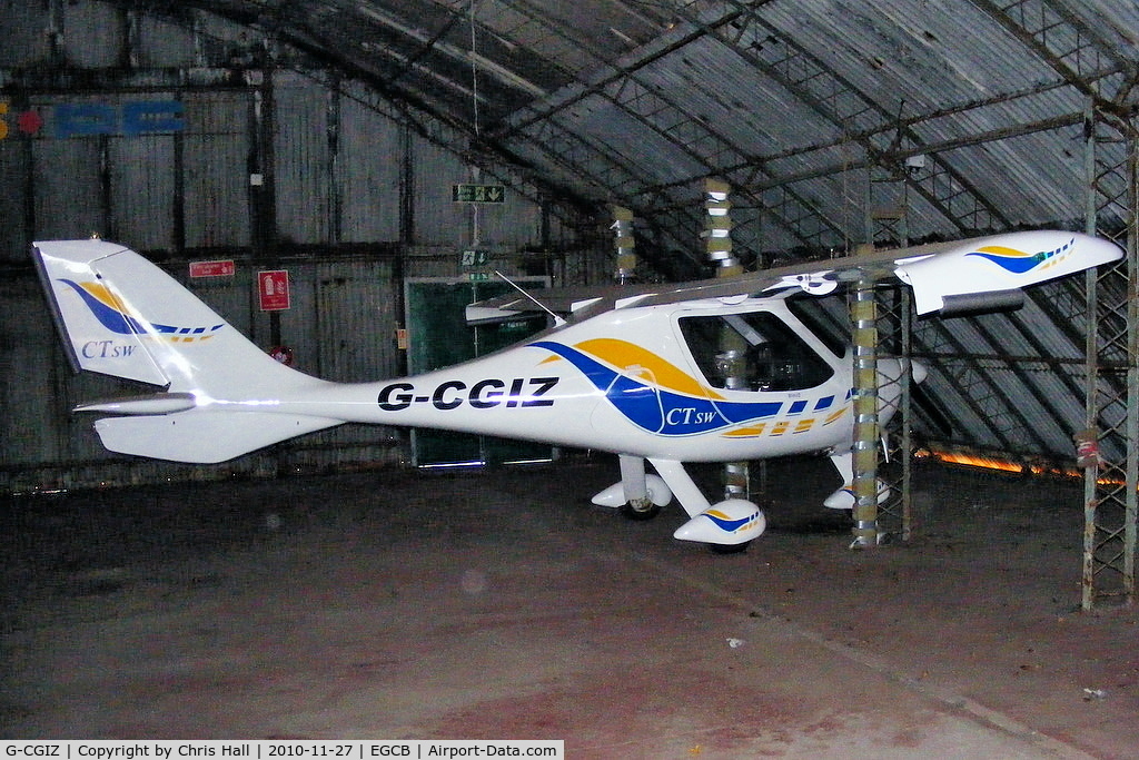 G-CGIZ, 2010 Flight Design CTSW C/N 8512, privately owned CTSW based at Barton