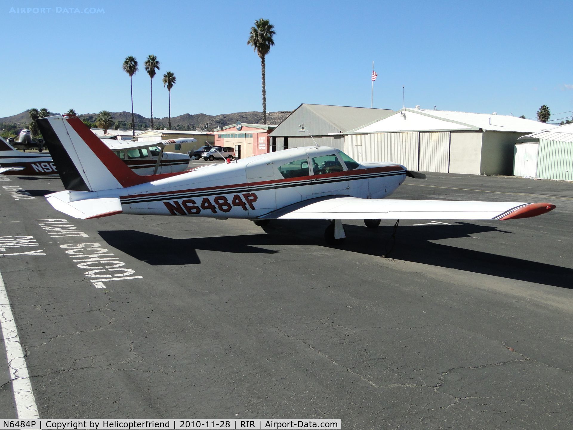 N6484P, 1959 Piper PA-24-250 Comanche C/N 24-1602, Parked