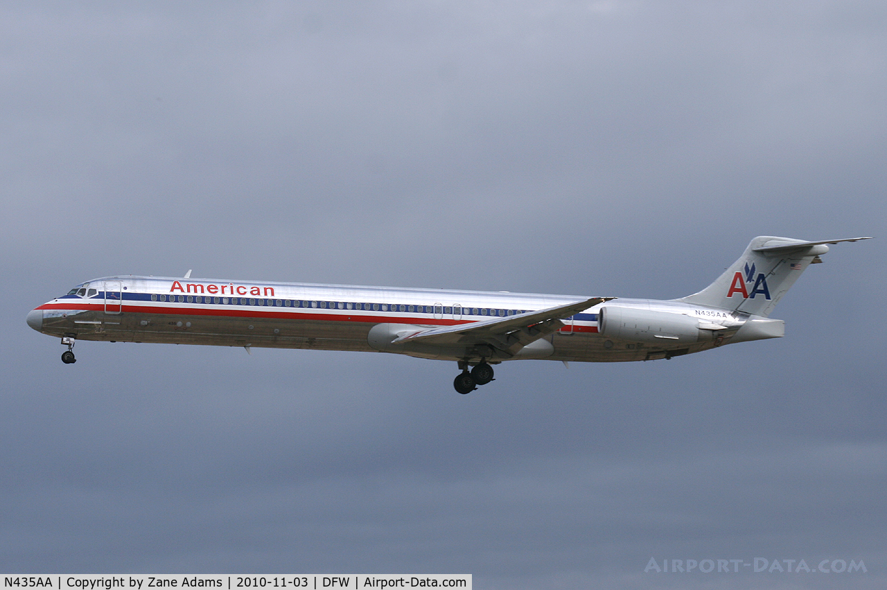N435AA, 1987 McDonnell Douglas MD-83 (DC-9-83) C/N 49453, American Airlines at DFW