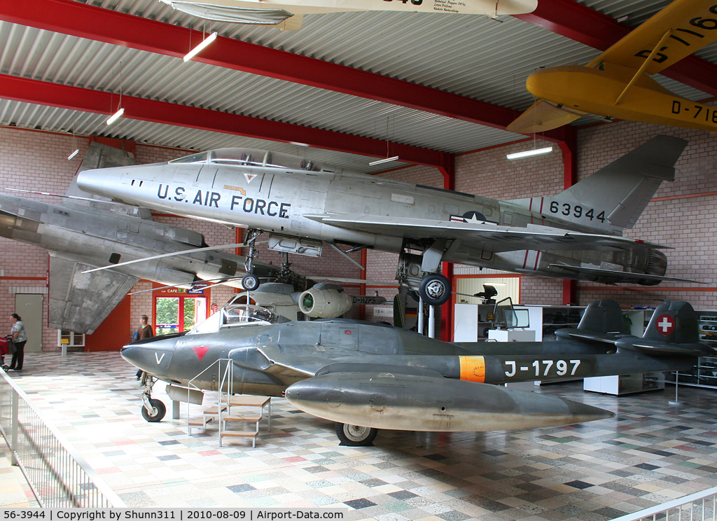 56-3944, 1956 North American F-100F Super Sabre C/N 243-220, Preserved @ Hermeskeil Museum...