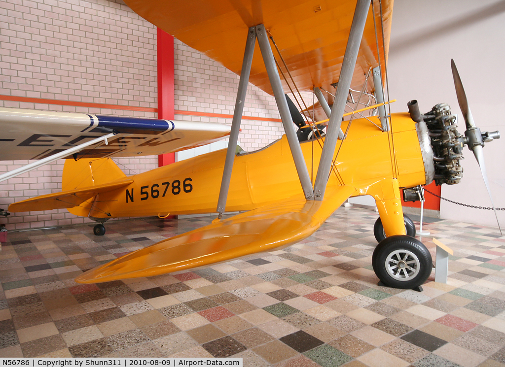 N56786, Boeing A75N1 C/N 75-521, Preserved @ Hermeskeil Museum...