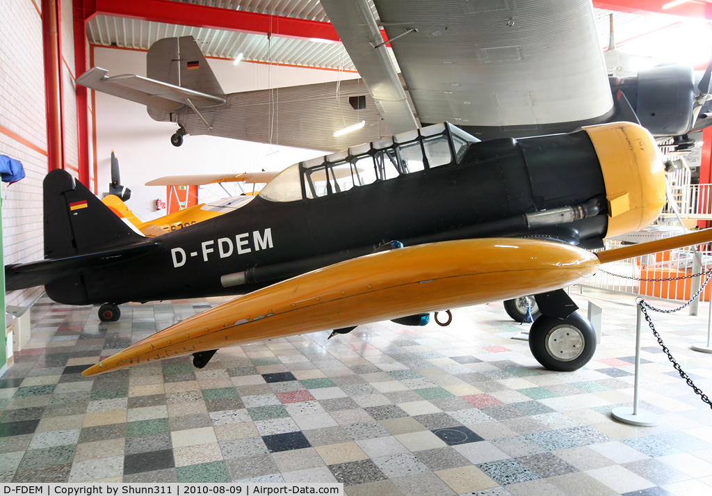 D-FDEM, North American AT-6F Texan C/N 121-42500, Preserved @ Hermeskeil Museum...