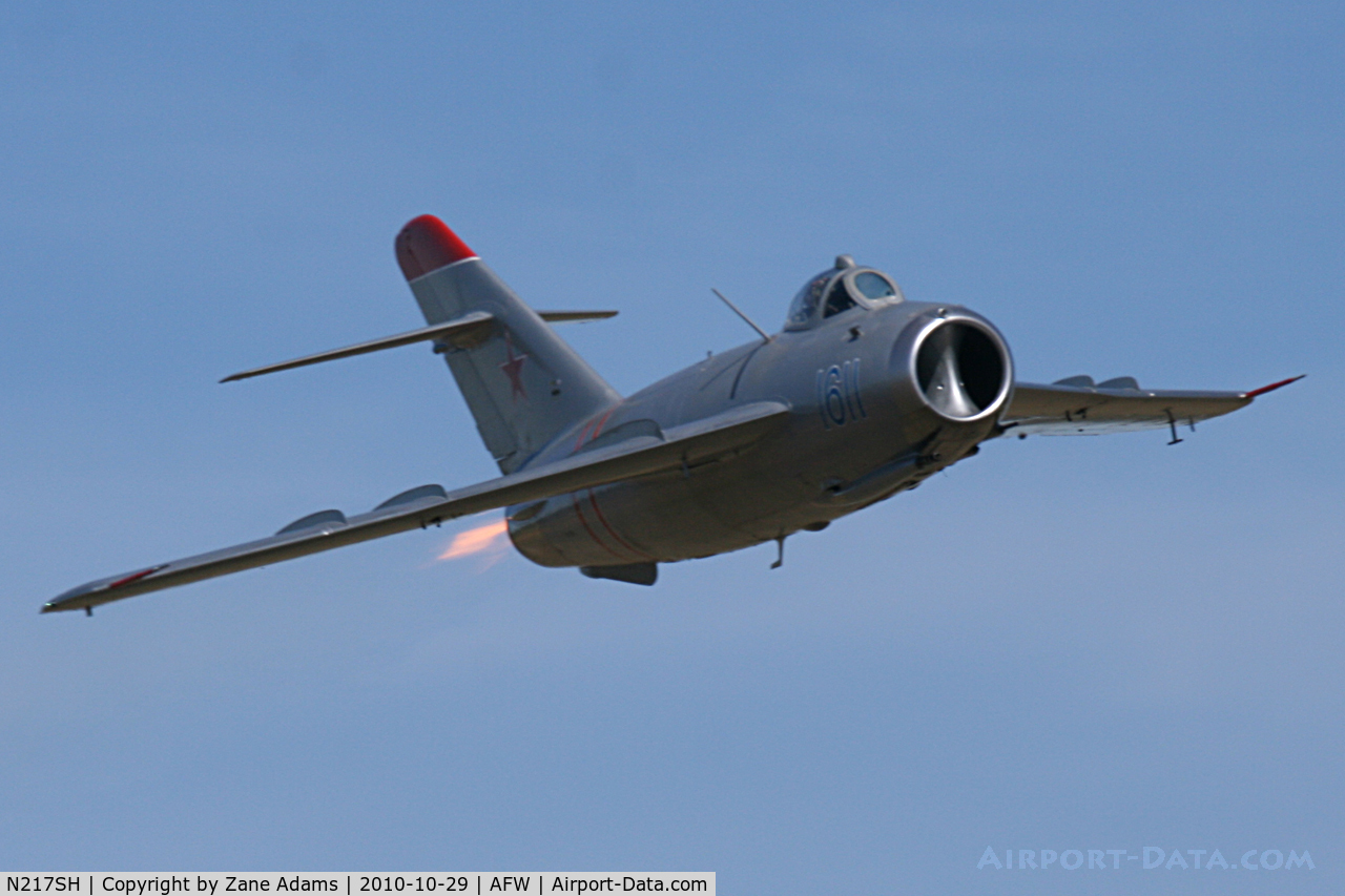N217SH, 1959 PZL-Mielec Lim-5 (MiG-17F) C/N 1C1611, At the 2010 Alliance Airshow - Fort Worth, TX