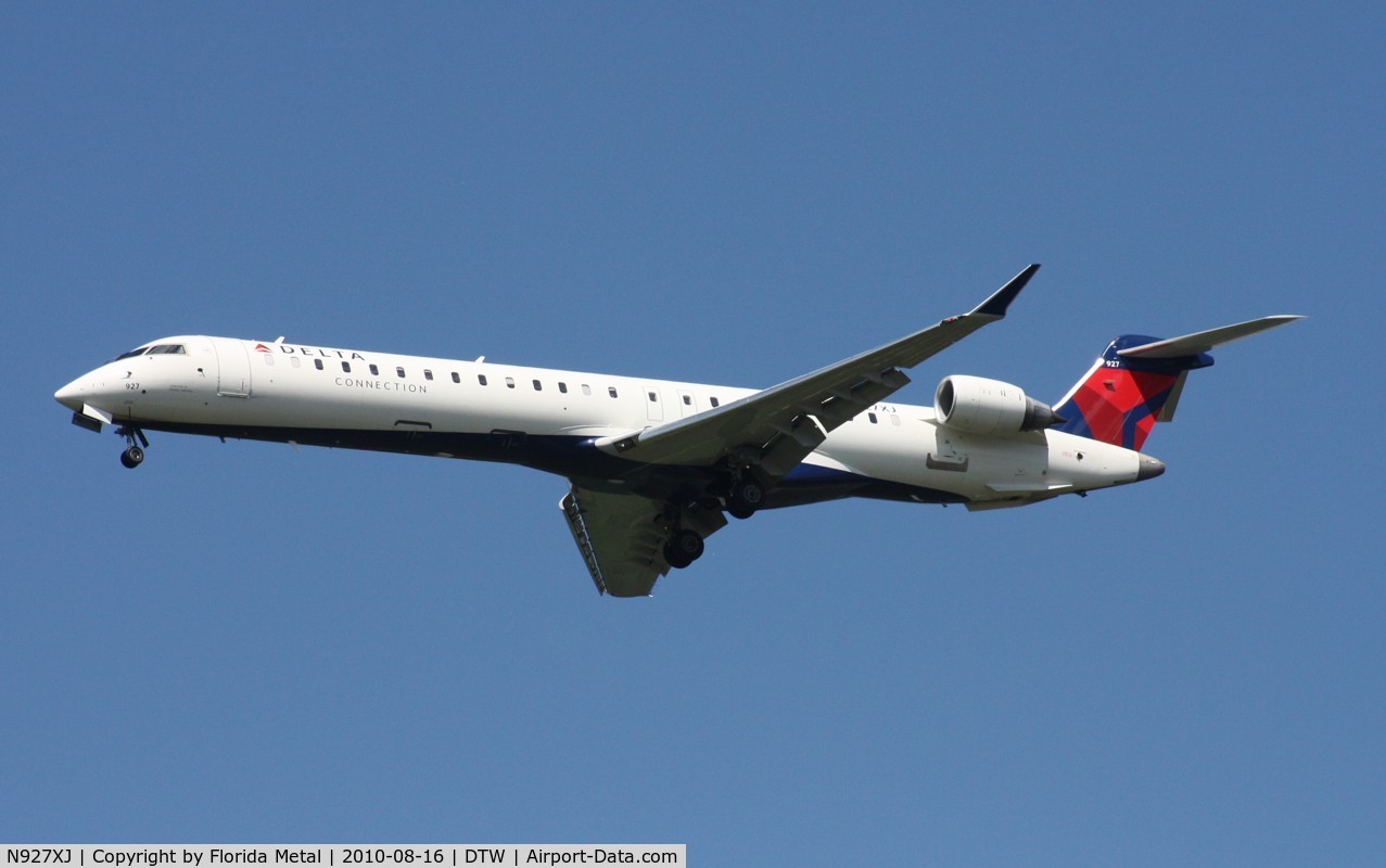 N927XJ, 2008 Bombardier CRJ-900ER (CL-600-2D24) C/N 15188, Delta Connection CRJ900