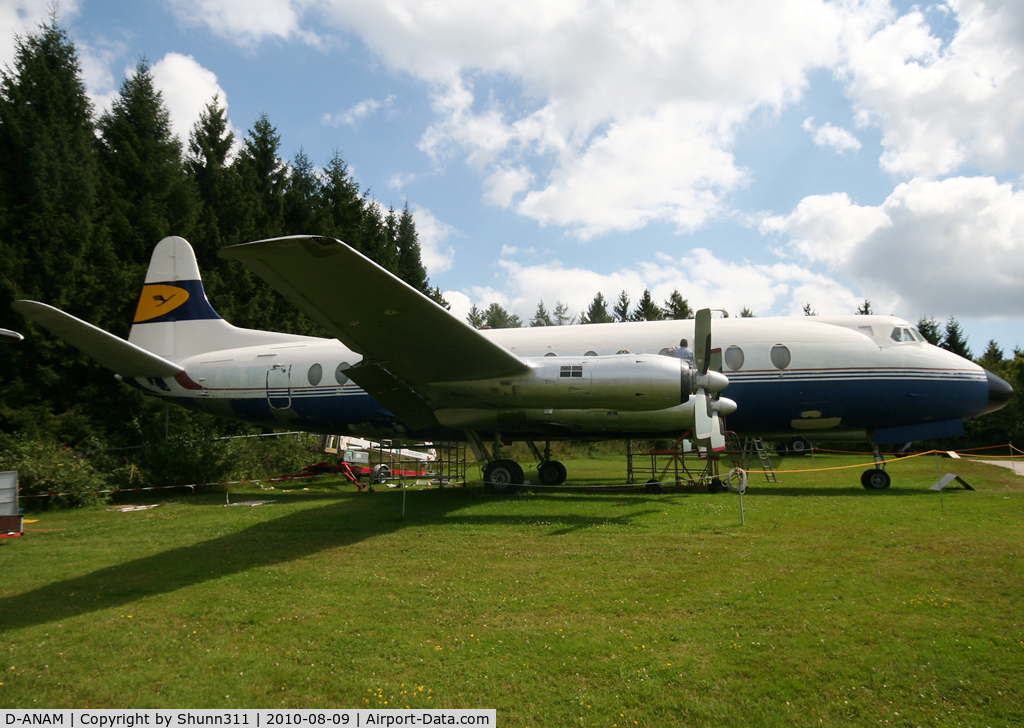 D-ANAM, 1959 Vickers Viscount 814 C/N 368, Preserved @ Hermeskeil Museum...