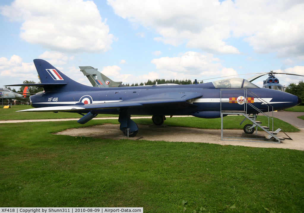 XF418, 1956 Hawker Hunter F.6A C/N S4/U/3294, Preserved @ Hermeskeil Museum...