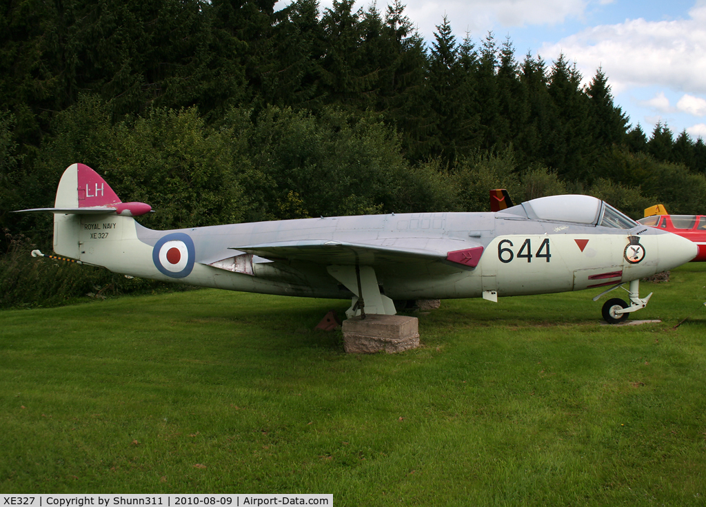 XE327, 1955 Hawker Sea Hawk FGA.6 C/N 6288, Preserved @ Hermeskeil Museum...