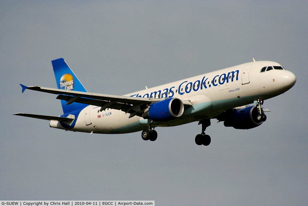 G-SUEW, 2003 Airbus A320-214 C/N 1961, Thomas Cook Airlines