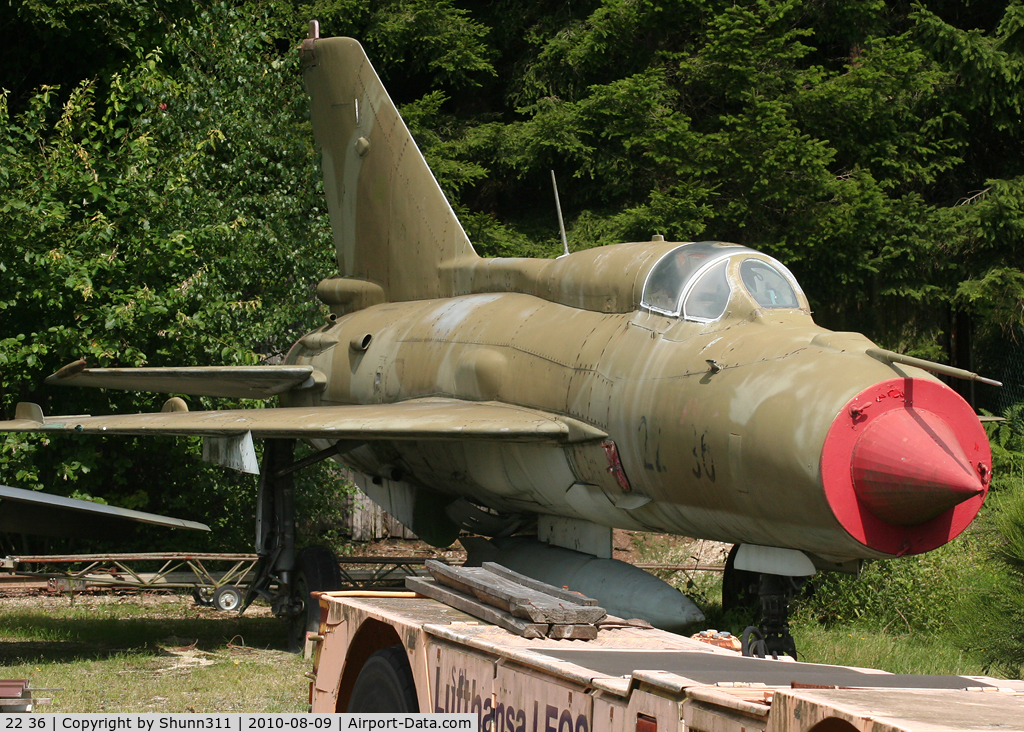 22 36, Mikoyan-Gurevich MiG-21SPS C/N 94A5209, Preserved @ Hermeskeil Museum
