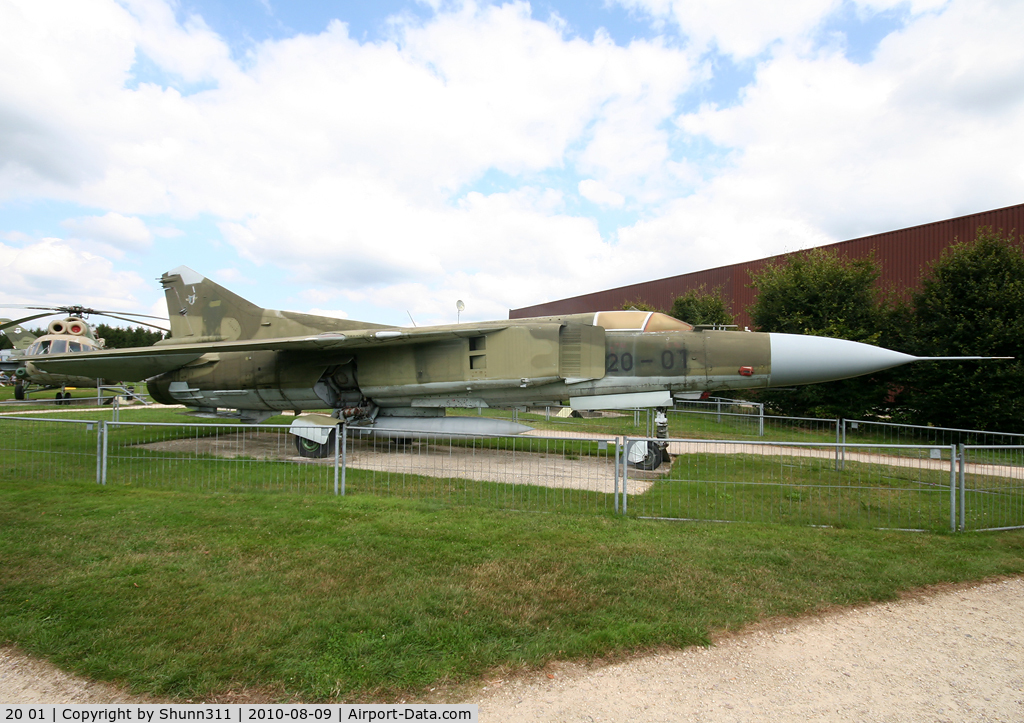 20 01, Mikoyan-Gurevich MiG-23MF C/N 390213095, Preserved @ Hermeskeil Museum