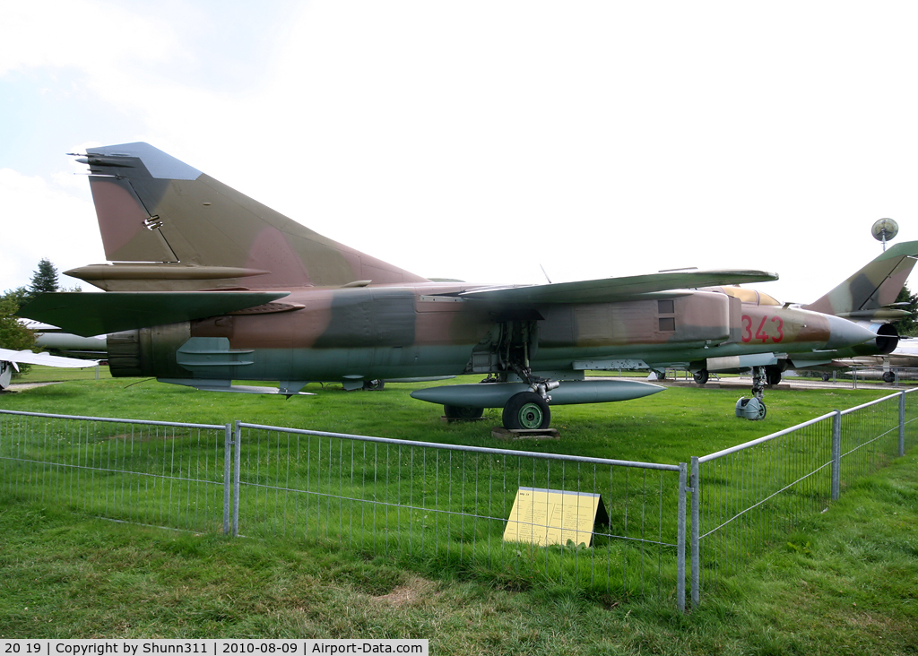 20 19, Mikoyan-Gurevich MiG-23ML C/N 0390324617, Preserved @ Hermeskeil Museum